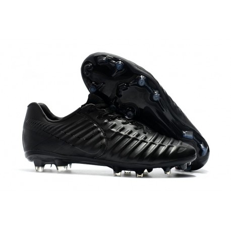 Zapatillas de fútbol Nike Tiempo Legend VII FG Todo Negro
