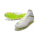 Botas Baratas Nike Hypervenom Phantom III Elite DF FG Blanco Metálico Cool Gray Volt