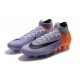 Zapatillas de fútbol Nike Mercurial Superfly VI 360 Elite FG Para Hombre Púrpura Naranja Negro