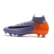 Zapatillas de fútbol Nike Mercurial Superfly VI 360 Elite FG Para Hombre Púrpura Naranja Negro