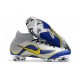 Zapatillas de fútbol Nike Mercurial Superfly VI 360 Elite FG Para Hombre Amarillo Azul Plateado