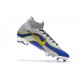 Zapatillas de fútbol Nike Mercurial Superfly VI 360 Elite FG Para Hombre Amarillo Azul Plateado