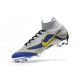 Zapatillas de fútbol Nike Mercurial Superfly VI 360 Elite FG Para Hombre Amarillo Azul Plateado