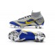 Zapatillas de fútbol Nike Mercurial Superfly VI 360 Elite FG Para Hombre Amarillo Azul Plateado