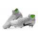 Zapatillas de fútbol Nike Mercurial Superfly VI 360 Elite FG Para Hombre Gris Plateado