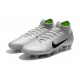 Zapatillas de fútbol Nike Mercurial Superfly VI 360 Elite FG Para Hombre Gris Plateado