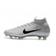 Zapatillas de fútbol Nike Mercurial Superfly VI 360 Elite FG Para Hombre Gris Plateado