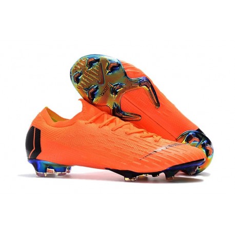 Zapatillas de fútbol Nike Mercurial Vapor XII Elite FG Naranja Negro
