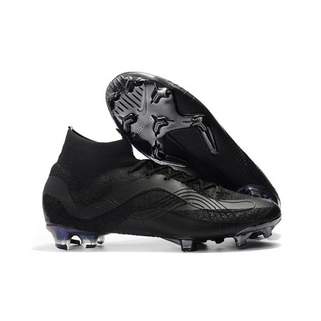Zapatillas de fútbol Nike Mercurial Superfly VI 360 Elite FG Para Hombre Todo Negro