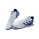 Zapatillas de fútbol Adidas Nemeziz Messi 18.1 FG Blanco Azul