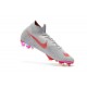 Zapatillas de fútbol Nike Mercurial Superfly VI 360 Elite FG Para Hombre Gris Rojo