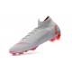 Zapatillas de fútbol Nike Mercurial Superfly VI 360 Elite FG Para Hombre Gris Rojo