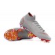 Zapatillas de fútbol Nike Mercurial Superfly VI 360 Elite FG Para Hombre Gris Rojo