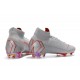 Zapatillas de fútbol Nike Mercurial Superfly VI 360 Elite FG Para Hombre Gris Rojo