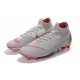Zapatillas de fútbol Nike Mercurial Superfly VI 360 Elite FG Para Hombre Gris Rojo