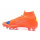 Zapatillas de fútbol Nike Mercurial Superfly VI 360 Elite FG Para Hombre Off-White For Nike Naranja Blanco Azul Amarillo