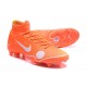 Zapatillas de fútbol Nike Mercurial Superfly VI 360 Elite FG Para Hombre Off-White For Nike Naranja Blanco Azul Amarillo