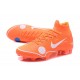 Zapatillas de fútbol Nike Mercurial Superfly VI 360 Elite FG Para Hombre Off-White For Nike Naranja Blanco Azul Amarillo