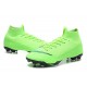 Zapatillas de fútbol Nike Mercurial Superfly VI 360 Elite FG Para Hombre Verde Negro