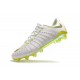 Tacos de futbol para Hombre Nike HyperVenom Phantom III Elite FG Blanco Metálico Cool Gray Volt