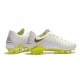 Tacos de futbol para Hombre Nike HyperVenom Phantom III Elite FG Blanco Metálico Cool Gray Volt