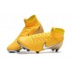 Zapatillas de fútbol Nike Mercurial Superfly VI 360 Elite FG Para Hombre Amarillo Blanco Negro