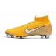 Zapatillas de fútbol Nike Mercurial Superfly VI 360 Elite FG Para Hombre Amarillo Blanco Negro