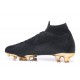 Zapatillas de fútbol Nike Mercurial Superfly VI 360 Elite FG Para Hombre Oro Negro