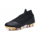 Zapatillas de fútbol Nike Mercurial Superfly VI 360 Elite FG Para Hombre Oro Negro