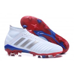 Nuevo Zapatillas de fútbol adidas Predator Telstar 18.1 FG Rojo Plateado Azul