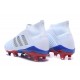 Nuevo Botas de fútbol Adidas Predator Telstar 18+ FG Rojo Plateado Azul
