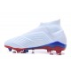 Nuevo Botas de fútbol Adidas Predator Telstar 18+ FG Rojo Plateado Azul