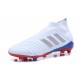 Nuevo Botas de fútbol Adidas Predator Telstar 18+ FG Rojo Plateado Azul