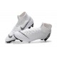 Zapatillas de fútbol Nike Mercurial Superfly VI 360 Elite FG Para Hombre Blanco Negro
