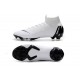 Zapatillas de fútbol Nike Mercurial Superfly VI 360 Elite FG Para Hombre Blanco Negro
