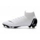 Zapatillas de fútbol Nike Mercurial Superfly VI 360 Elite FG Para Hombre Blanco Negro