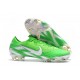 Zapatillas de fútbol Nike Mercurial Vapor XII Elite FG Plata Verde