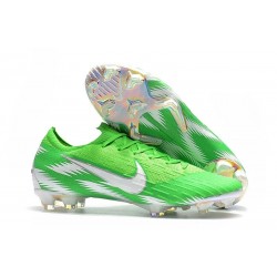 Zapatillas de fútbol Nike Mercurial Vapor XII Elite FG Plata Verde