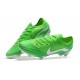 Zapatillas de fútbol Nike Mercurial Vapor XII Elite FG Plata Verde
