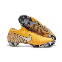 Zapatillas de fútbol Nike Mercurial Vapor XII Elite FG Amarillo Blanco Negro