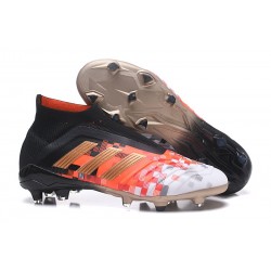 Zapatillas de fútbol Adidas Predator Telstar 18+ FG Para Hombre Negro Cobre Gris