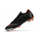Zapatillas de fútbol Nike Mercurial Vapor XII Elite FG Negro Naranja Blanco