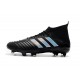 Tacos de Botas de Futbol Adidas Predator 18.1 FG Plata negra