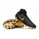 Botines de Futbol 2018 Nike Magista Obra II FG - Oro Negro