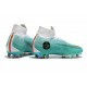 Botas de Futbol de Tacos Nike Mercurial Superfly VI CR7 360 Elite FG Azul Dorado Blanco