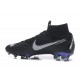 Tacón de Fútbol Nike Mercurial Superfly VI 360 Elite FG Blanco Negro