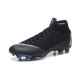 Tacón de Fútbol Nike Mercurial Superfly VI 360 Elite FG Blanco Negro