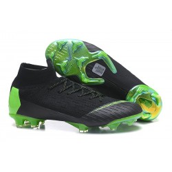 Zapatillas de fútbol Nike Mercurial Superfly VI 360 Elite FG Verde Negro