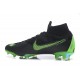 Zapatillas de fútbol Nike Mercurial Superfly VI 360 Elite FG Verde Negro