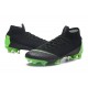 Zapatillas de fútbol Nike Mercurial Superfly VI 360 Elite FG Verde Negro